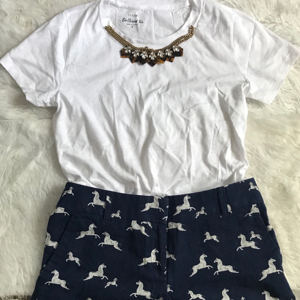 Loft print shorts